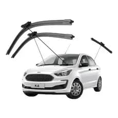 Kit Limpador Parabrisa Palheta Ford Ka 2015 2016 2017 2018 2019 2020 2021 2022