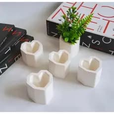 - 50 Vasinhos de Gesso para Lembrancinhas de Casamento, Noivado, Batizado e Aniversário Velas aromáticas