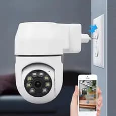 Câmera Tomada Segurança- Wifi 360 Câmera IP Infravermelho Sem Fio com Visão-  V360pro