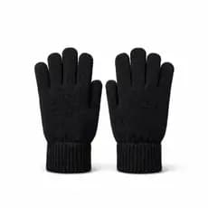 Luva de Inverno Preta Unissex - Tecido Quente, Confortável, Ideal para Frio e Uso Diário