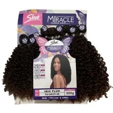 Cabelo Orgânico Cacheado Sleek IRIS PLUS 320g Volumão One Pack Full