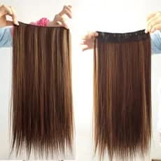 Extensão de Cabelo em Fibra Orgânica liso com Aplique Tic Tac