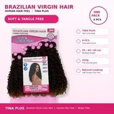 Cabelo Tela Orgânica Bio Vegetal Cacheado Afro Tina Plus 320g Sleek