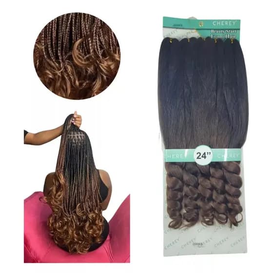 Cabelo Boho Curl Fibra Sintética 400g-CHEREY
