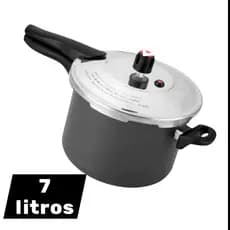 PANELA DE PRESSÃO FECHAMENTO EXTERNO PRETA CRAKEADA 3/4,5 /7 OU 10 L ASJ+ ENVIO RÁPIDO E SEGURO