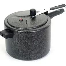 Panela de Pressão presao 10 Litros Caçarola Preta CRAKEADA com selo Inmetro + ENVIO RAPIDO