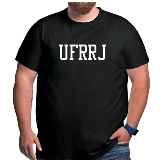 Camiseta Plus Size Faculdade UFRRJ Universidade Rural Rio RJ