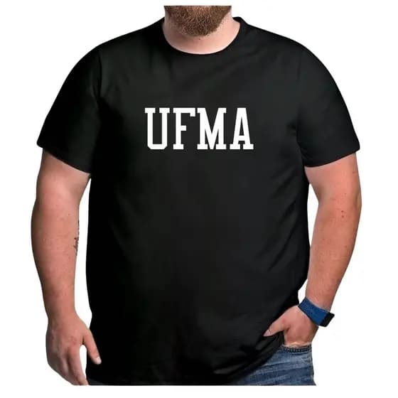 Camiseta Plus Size Faculdade UFMA Universidade Maranhão MA