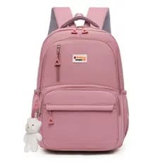 【Oferta Relâmpago da Loja】Mochila Bolsa Media casual nova e leve para estudantes do ensino médio