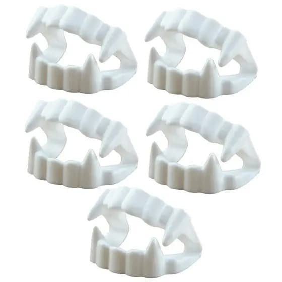 100 Un Dentadura Brinquedo Halloween P/ Kit Festa Lembrancinha