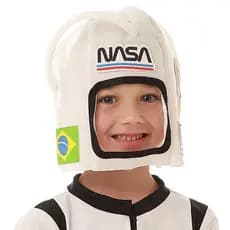 Fantasia Capacete Astronauta Infantil Muvile