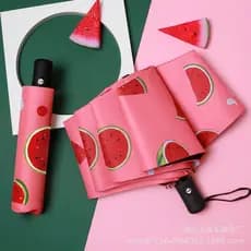 Guarda Chuva Automatico para Abrir e Fechar Com proteção UV fruta