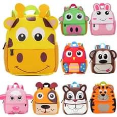 Mochila Escolar Infantil Menino Menina - Animais