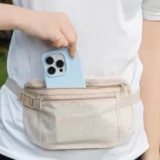 Pochete Doleira Slim Porta Dolar Celular Corrida Viagem