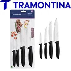 Kit Facas Cozinha 4 Peças | Resistentes e Afiadas