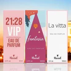 Kit com 03 perfumes feminino, 100ml cada
