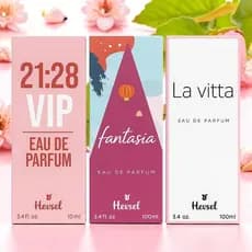 PERFUMES FEMININO KIT COM 3, 100ML CADA