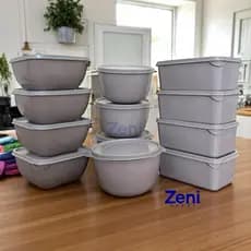 Kit 12 Potes Plasticos 1litro