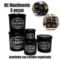 Kit De Mantimento Econômico Para Cozinha