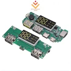 LED Dual USB 5V 2.4A Micro TypeC Mobile Power Bank 18650 Módulo De Carregamento Placa De Carregador De Bateria De Lítio