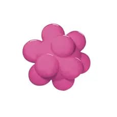 Bola Bolinha Maciça Meteoro Pequena Rosa Furacão Pet