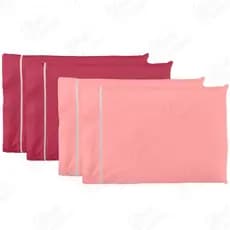 Kit com 4 Fronhas Avulsas (2 Pares) Ponto Palito.