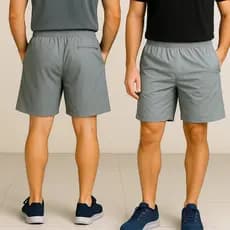 Bermuda Short Tactel Com Elastano Mauricinho Adulto P ao EX - Praia Verão Academia Corrida Surf Piscina Secagem Rápida