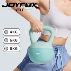 Kettlebell Emborracha 4kg a 8kg Treino Funcional Academia Musculação Peso Fitness Casa Exercício