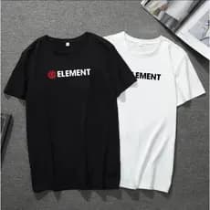 Kit 2 Camisetas  Element Gola Redonda Malha 30.1 100% Algodão Alta Qualidade