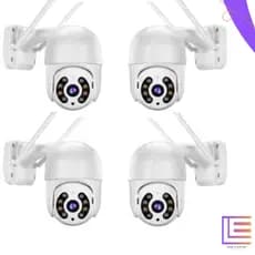 Câmera A8 Externa Ip A Prova D'água com Infravermelho Alarme Wifi Hd Sensor De Movimento Bivolt app icsee ou V380