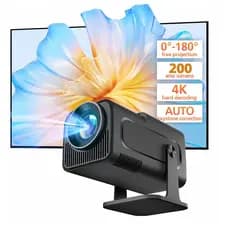 Mini Projetor 4K Portátil HY320 | Android, Full HD, Wifi e Bluetooth