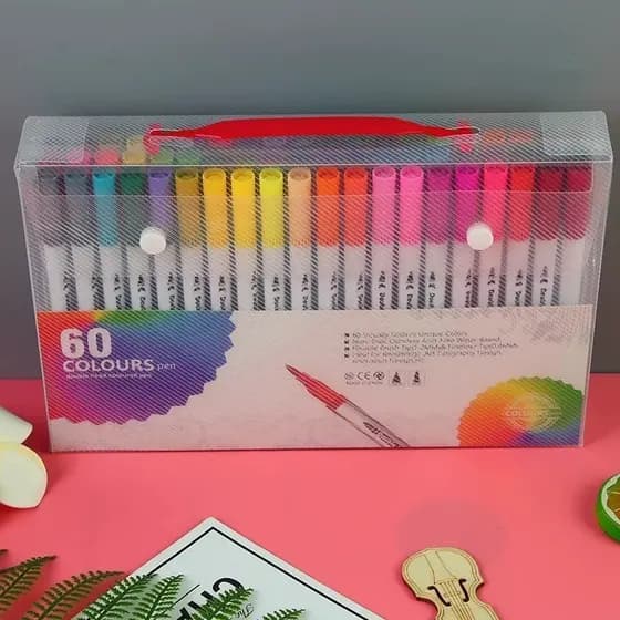 Conjunto de canetas de gravação de cabeça dupla 48/60/80/100/120