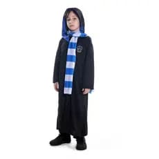 Fantasia Harry Potter Infantil Casa Corvinal Com Cachecol
