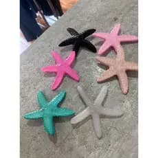 Presilha Cabelo Estrela do Mar Sereia DIVERSAS CORES UNITÁRIO TENDENCIA