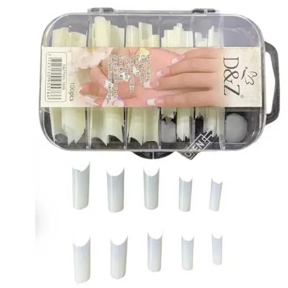 Tips Curvatura C Para Unhas Acrigel Acrilfix Alongamento
