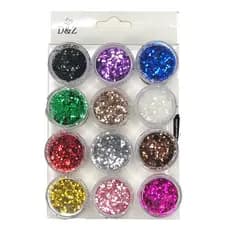 Glitter Flocado Encapsulada Decoração De Unhas Acrigel Art D&Z