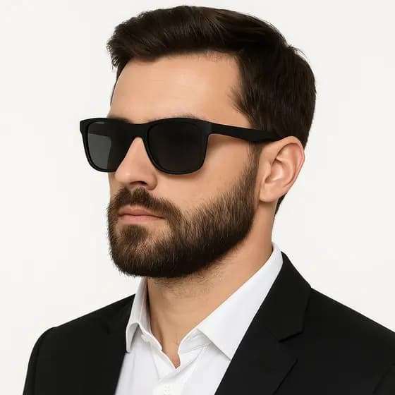 Óculos de Sol Feminino Masculino Justin Quadrado