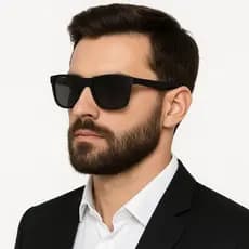Óculos de Sol Feminino Masculino Justin Quadrado