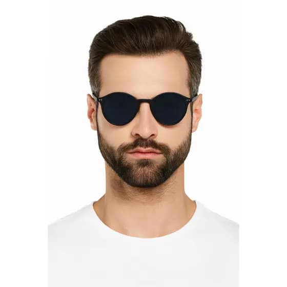 Óculos de Sol Redondo Unissex Clássico com Proteção uv400