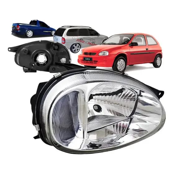 Farol Corsa Wind Classic Cromado 1994 95 96 97 99 00 A 2010