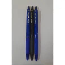 Kit com 3 canetas Pilot Bp-1 Esferográfica 1.0mm - azul e preto