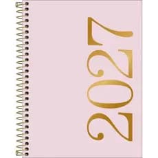 Agenda Executiva Espiral Diária 17,7 x 24 cm Vanilla 2027 - Tilibra