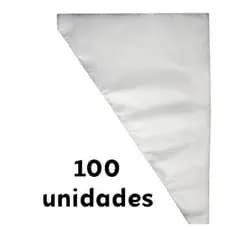 Saco De Confeitar Medio 100 Unidades Confeitaria Bolo Doce Cupcake