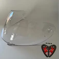 Viseira Capacete Mt Blade Thunder Helt Race Cristal E Reparo