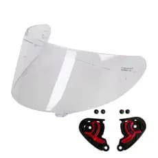 Viseira Capacete ASX City AXXIS Eagle Draken Com Reparo Suporte V18B Antirisco Polivisor