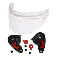 Viseira Capacete Norisk Supra Com Reparo Suporte Viseira Anti Risco
