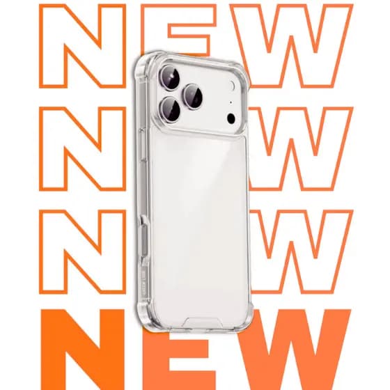 Capa Para Iphone 17 17 Air 17 Pro 17 Pro Max Transparente Capinha em Silicone Flexível