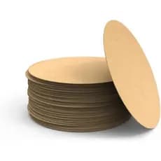 Disco Placa Redonda MDF Cru 6 mm 30, 40 ou 45 cm Artesanato (kit 2 unidades)