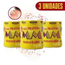 Kit 3 Gel Massageador MM Pra Tudo 200g Rhenuks