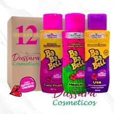 Kit 12 Sabonetes Líquido Íntimo Bababell Tutti Frutti + Uva + Melancia 200ml Bell Corpus